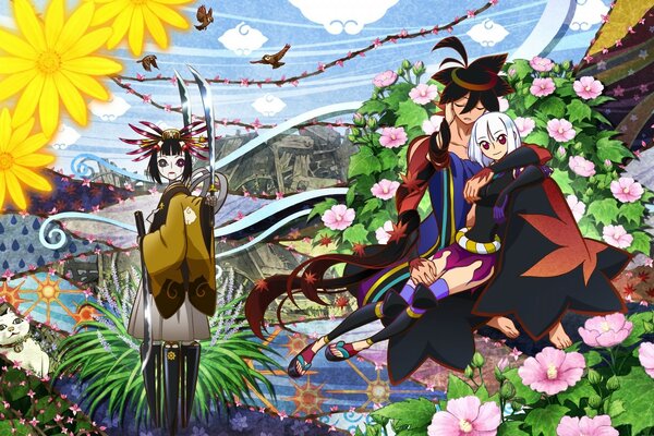 Charaktere der Anime-Serie Katanagatari