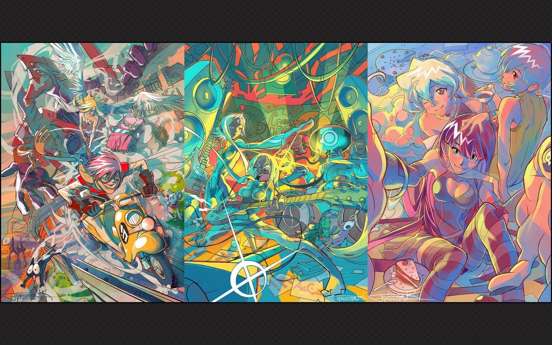 anime área de trabalho arte design ilustração imagem decoração cor abstrato vetor gráfico