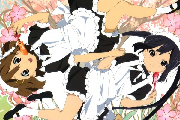 Anime. Illustrazione. K-on. Personaggi