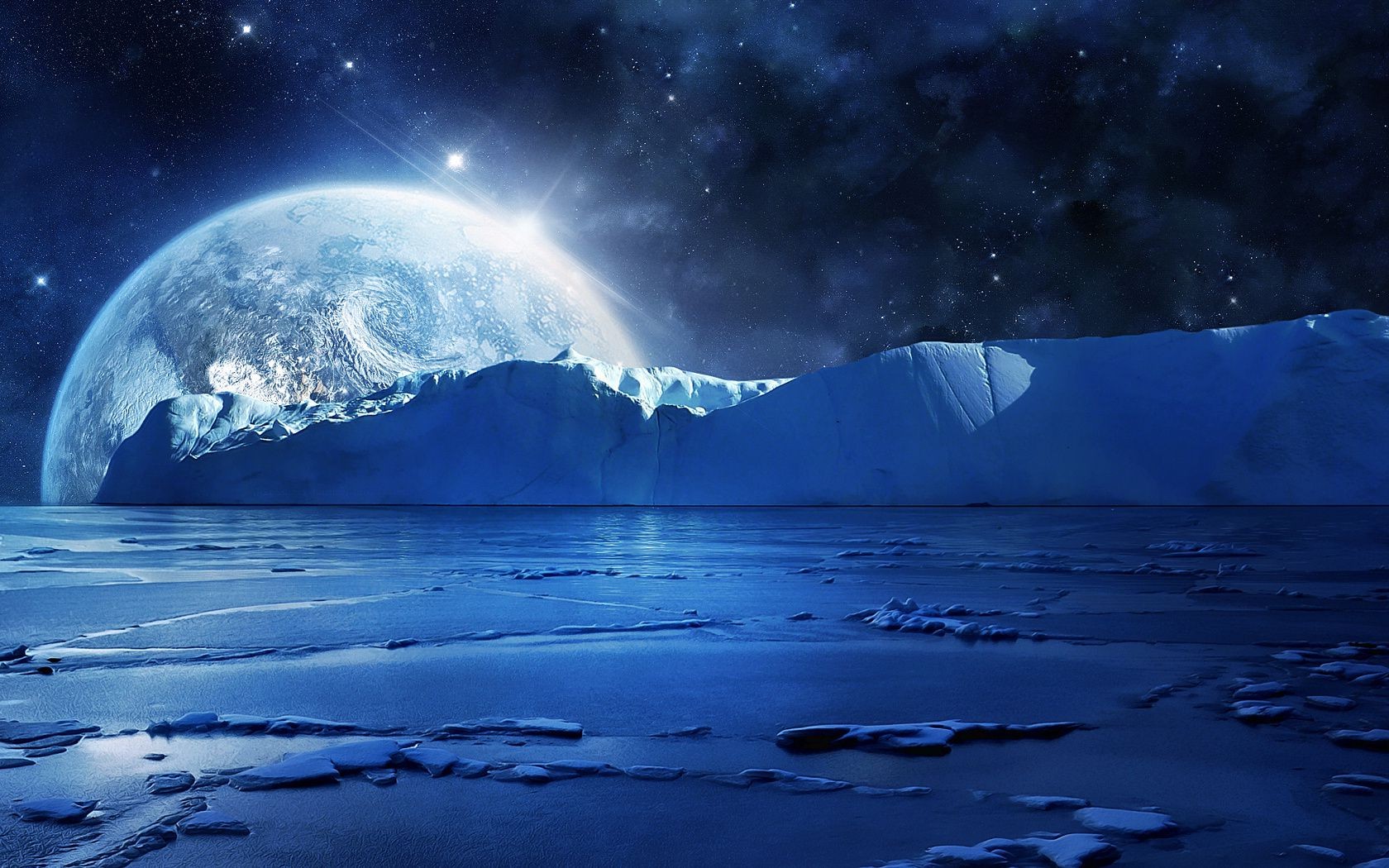 landscapes snow ice moon landscape winter nature water cold sky travel ocean frosty planet dawn exploration light sea