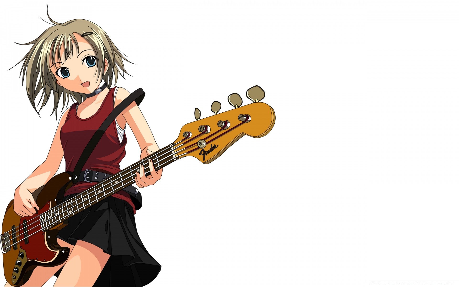 anime music instrument guitar sound musician pop concert woman