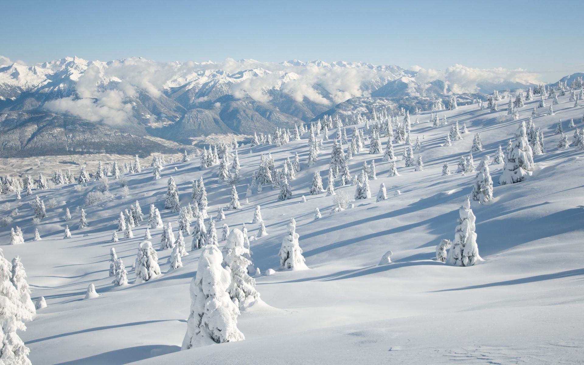 invierno nieve frío escarcha hielo congelado montañas viajes naturaleza paisaje