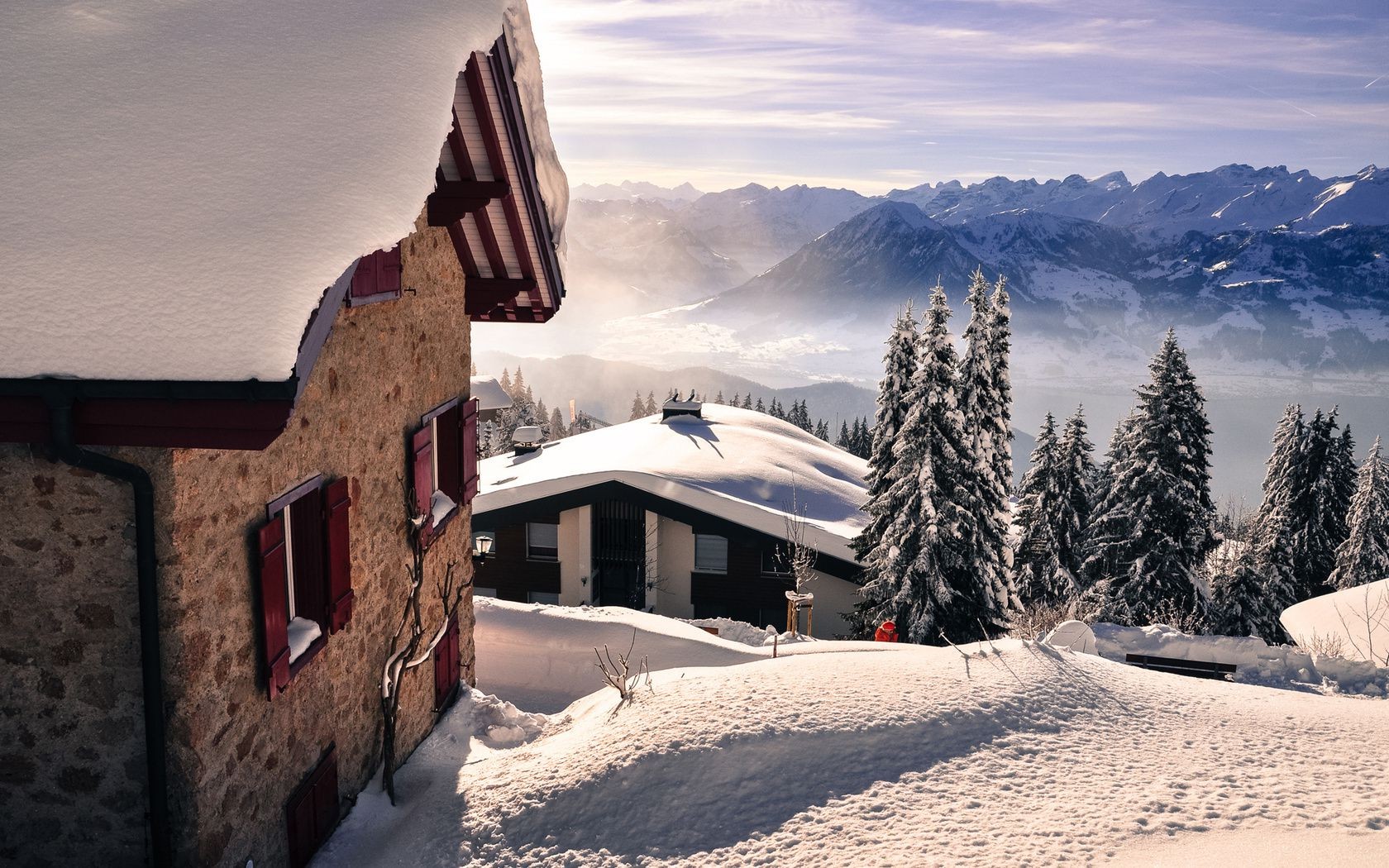 winter schnee reisen himmel berge kälte landschaft eis haus im freien landschaftlich reizvoll