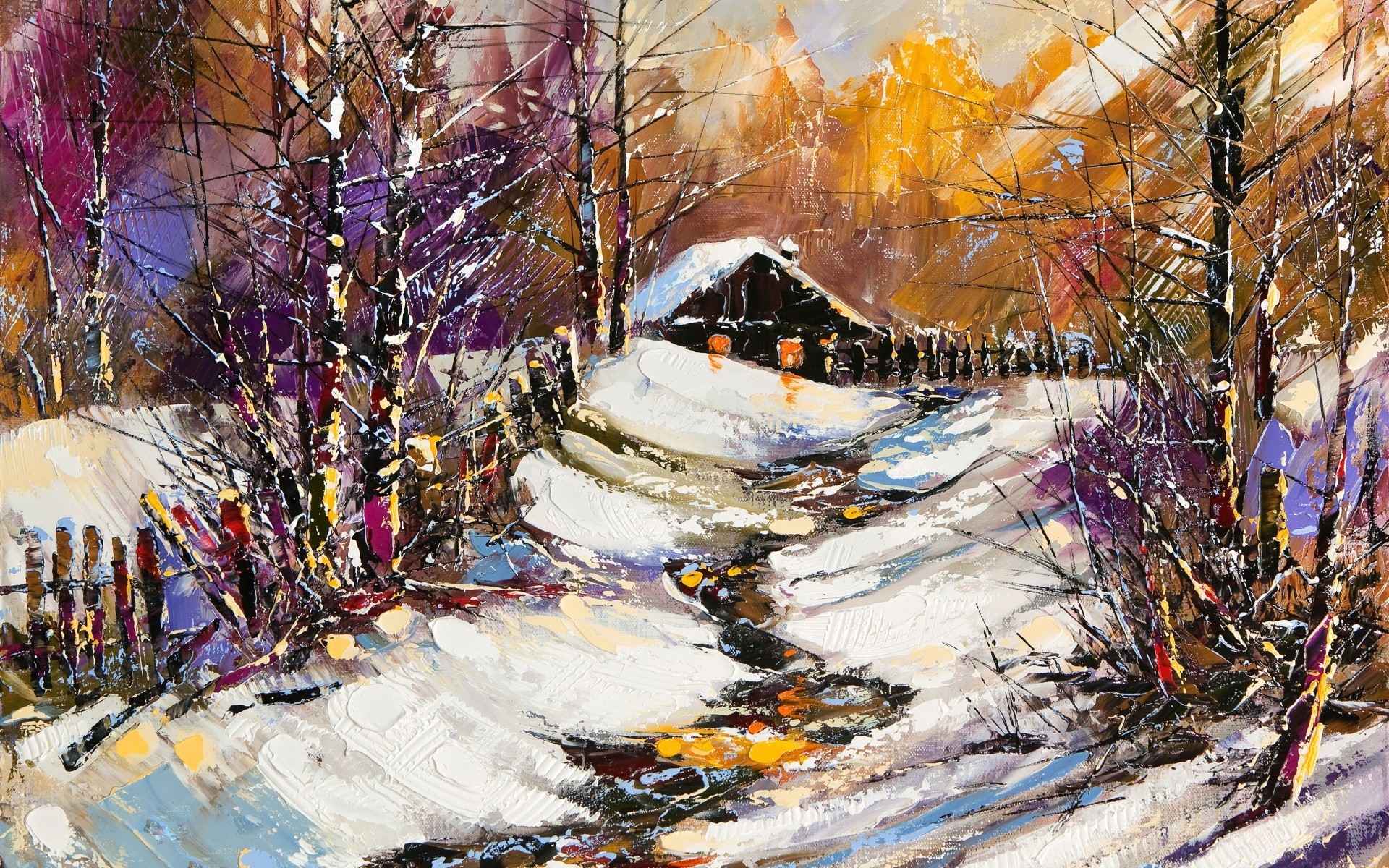 drawings winter snow frost outdoors season color landscape cold