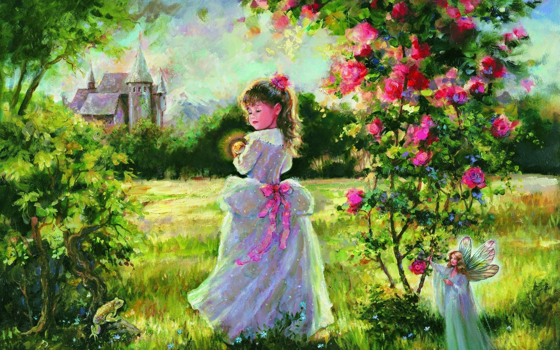 drawings flower summer nature child grass outdoors garden beautiful park dress outside girl little