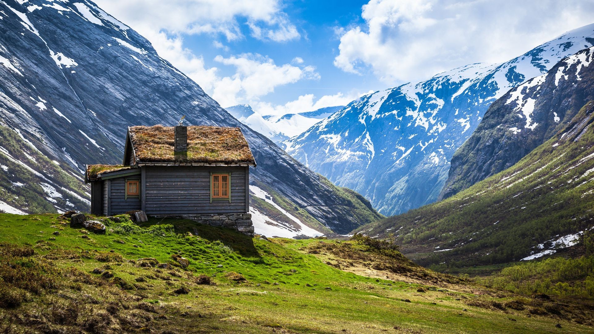 mountains mountain travel hut landscape snow valley outdoors nature scenic wood house chalet mountain peak sky hill