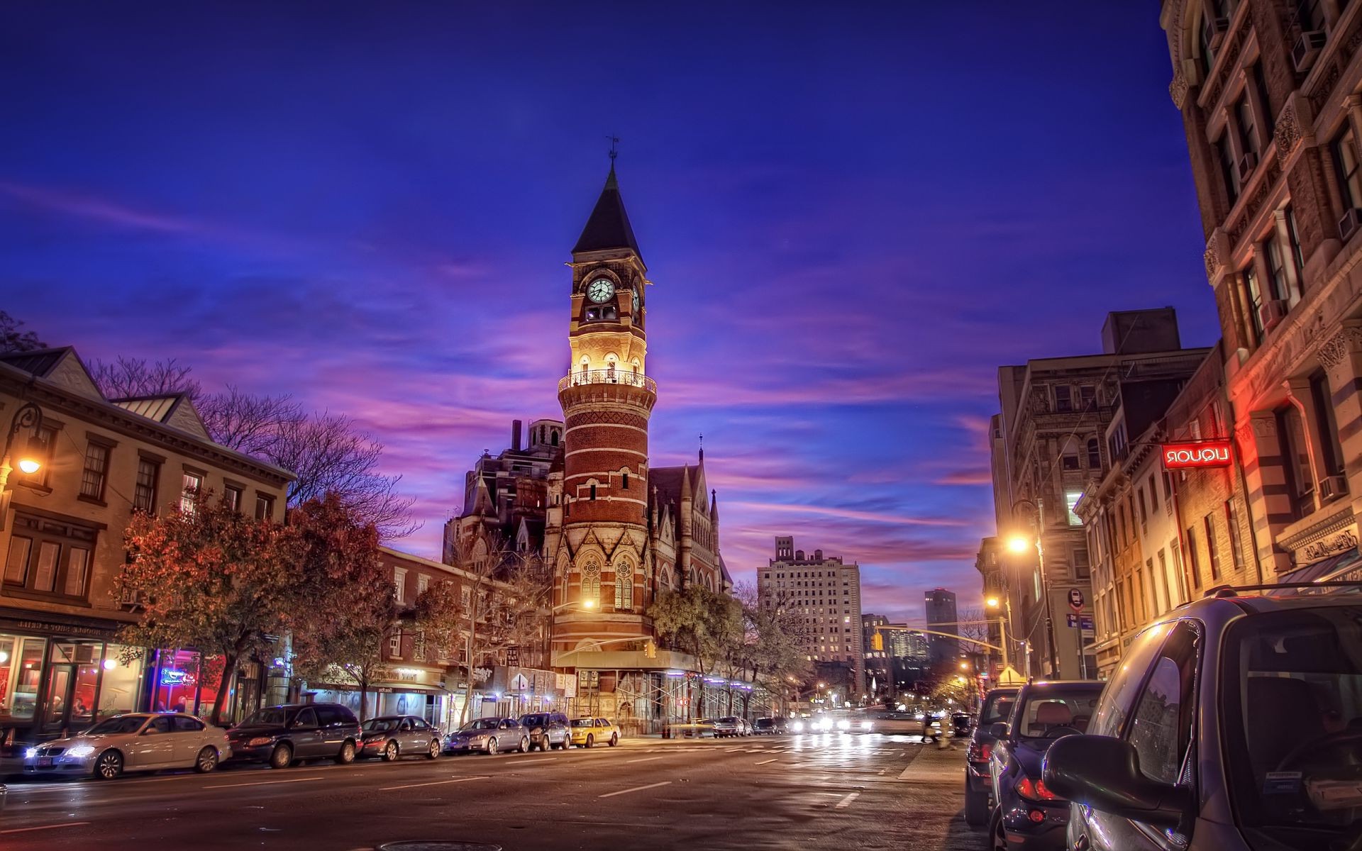 locks city travel architecture street dusk building evening urban cityscape illuminated tourism town downtown landmark sky outdoors light road