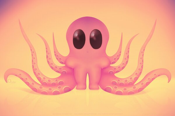 Illustration of the octopus desktop