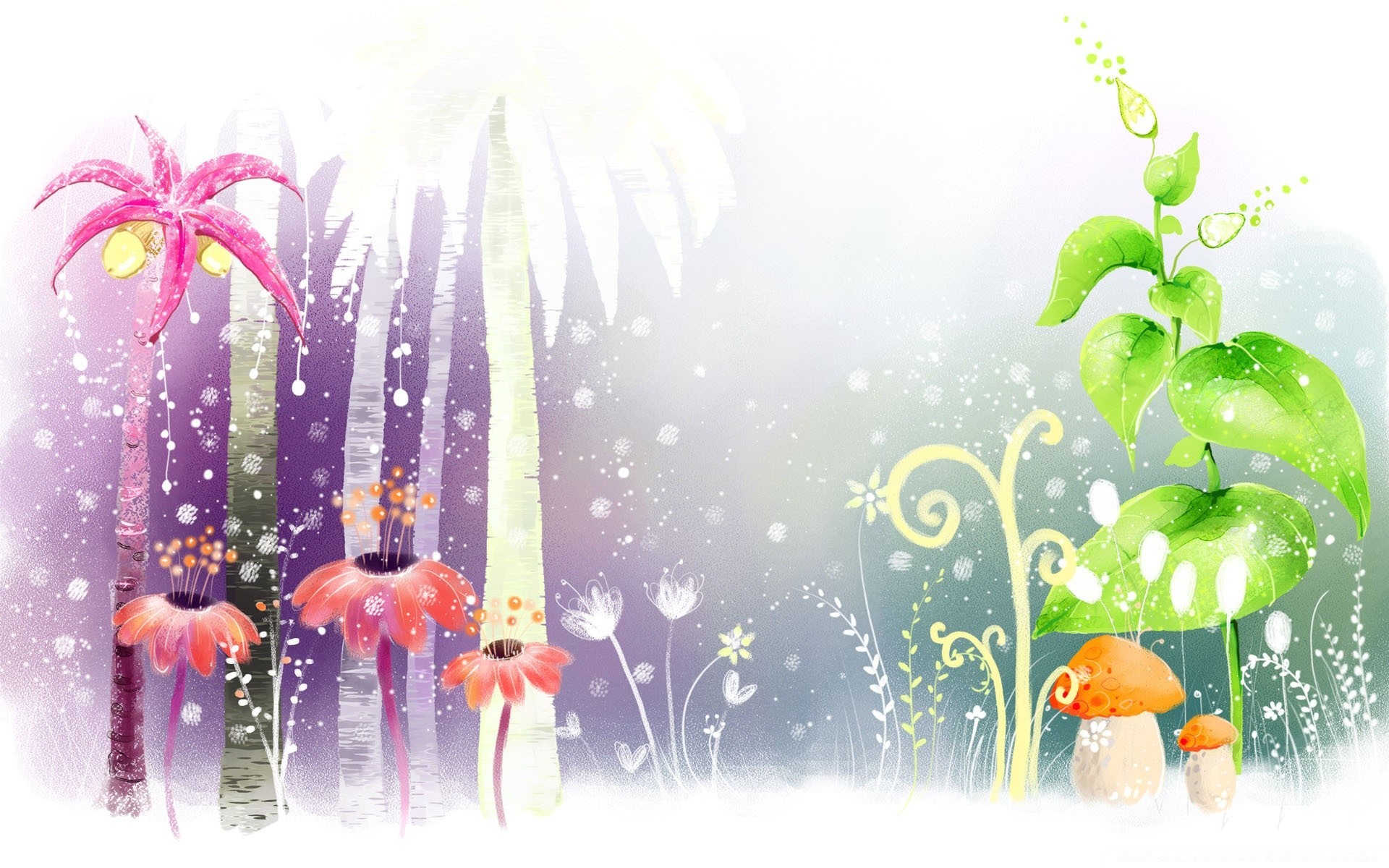 disegni desktop natura foglia fiore estate flora decorazione stagione albero illustrazione