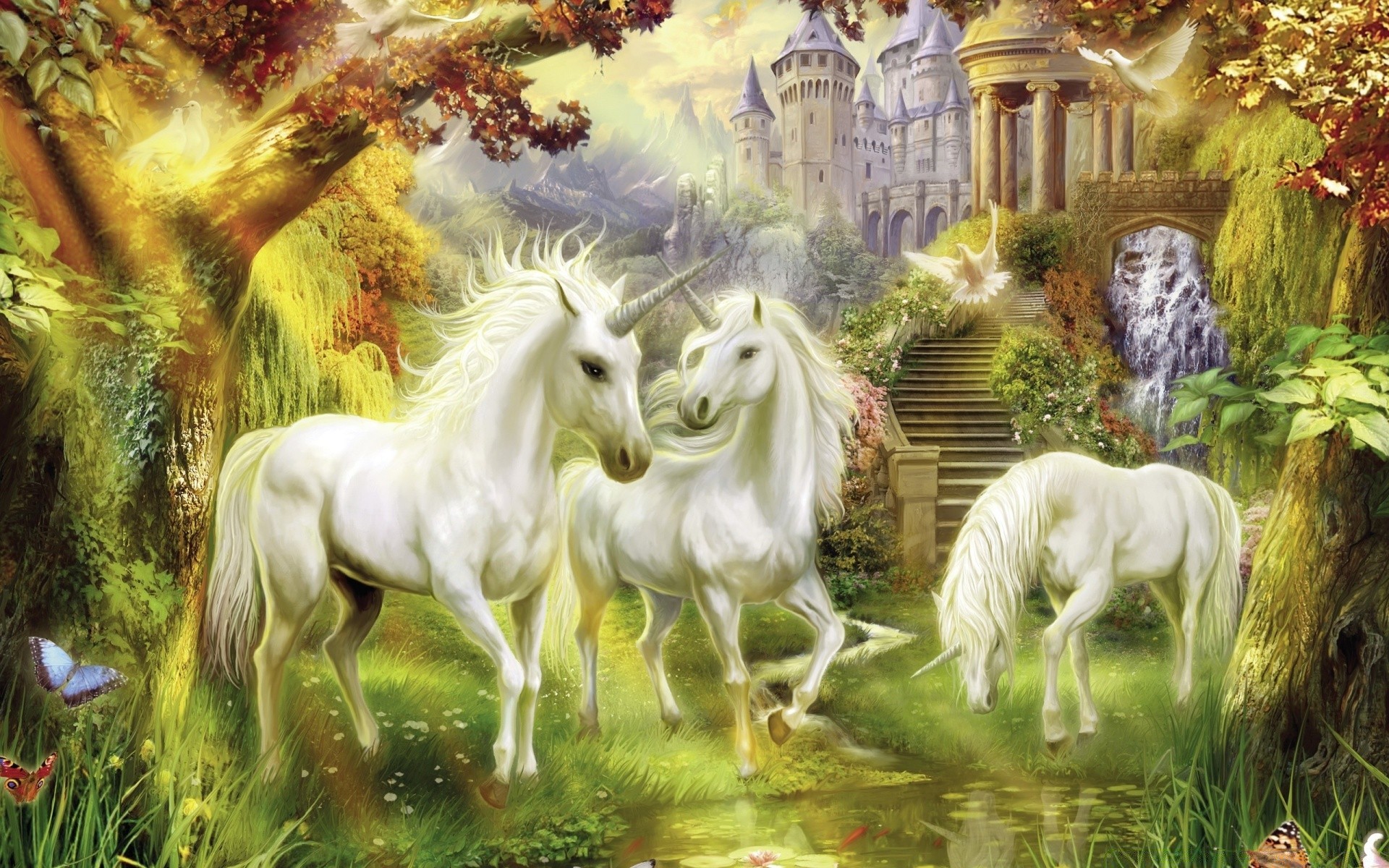 fantasy cavalerie animal herbe nature fée beau récit légende conte mythologie mammifère ferme cheval