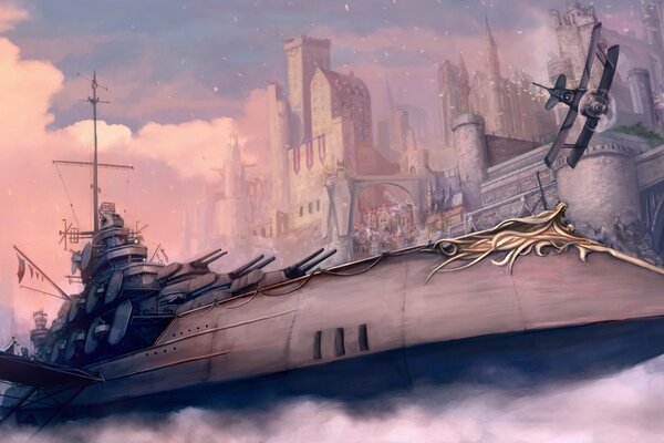 Fantasy warship car
