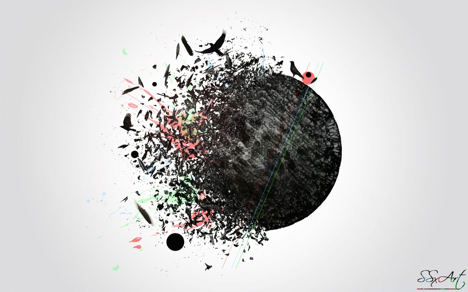 creative desktop abstract illustration design decoration splash drop