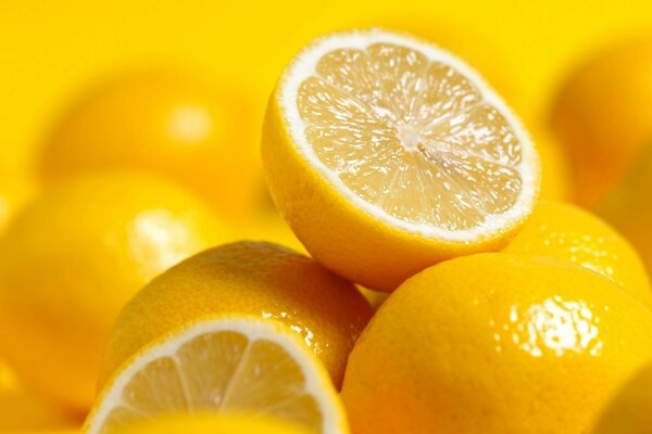 Citrus fruits are yellow