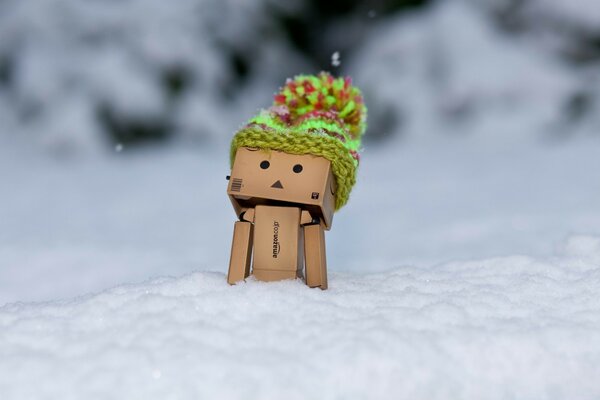 Nieve blanca, una Caja en un sombrero