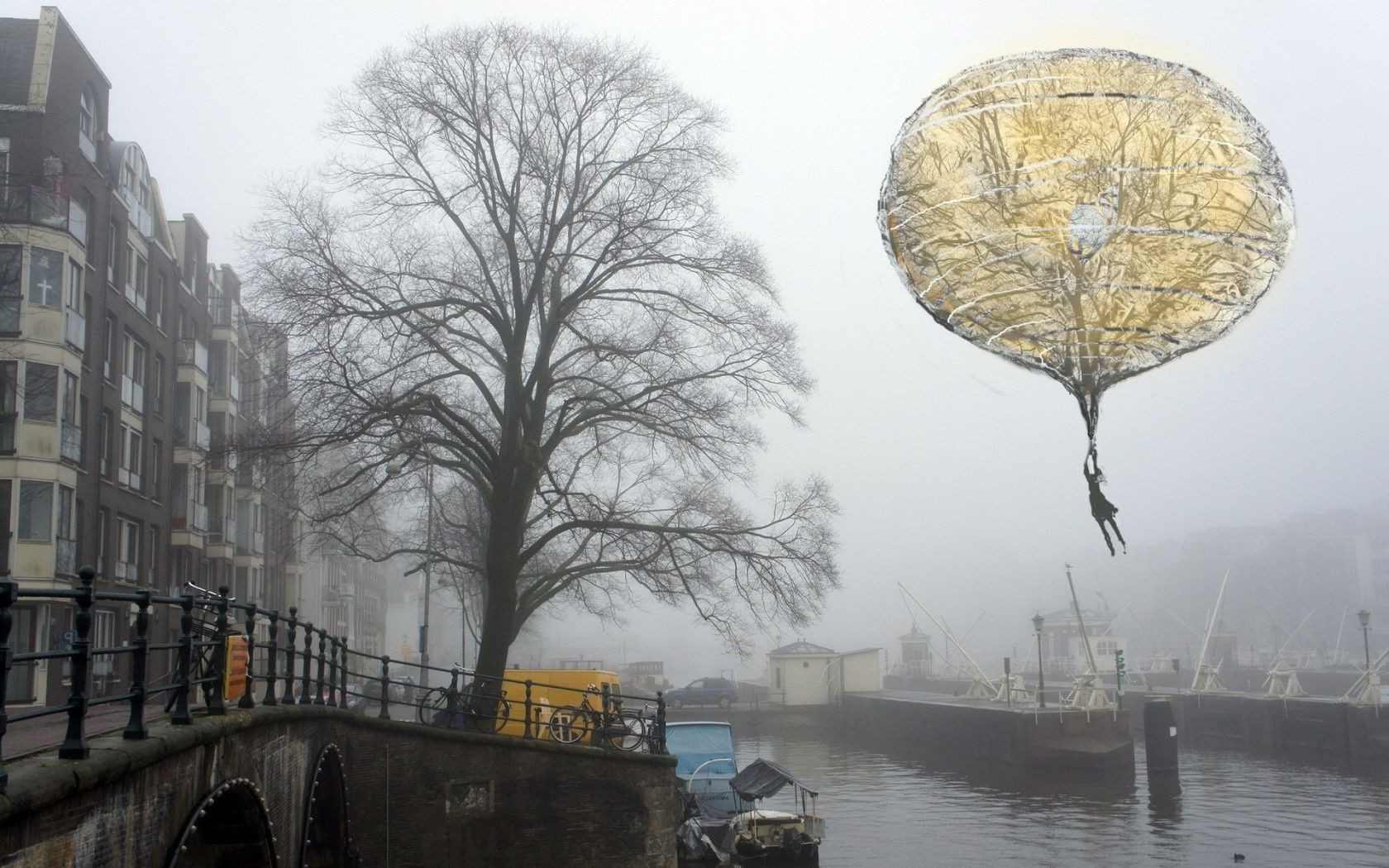 städte und architektur wasser fluss stadt wetter winter baum landschaft