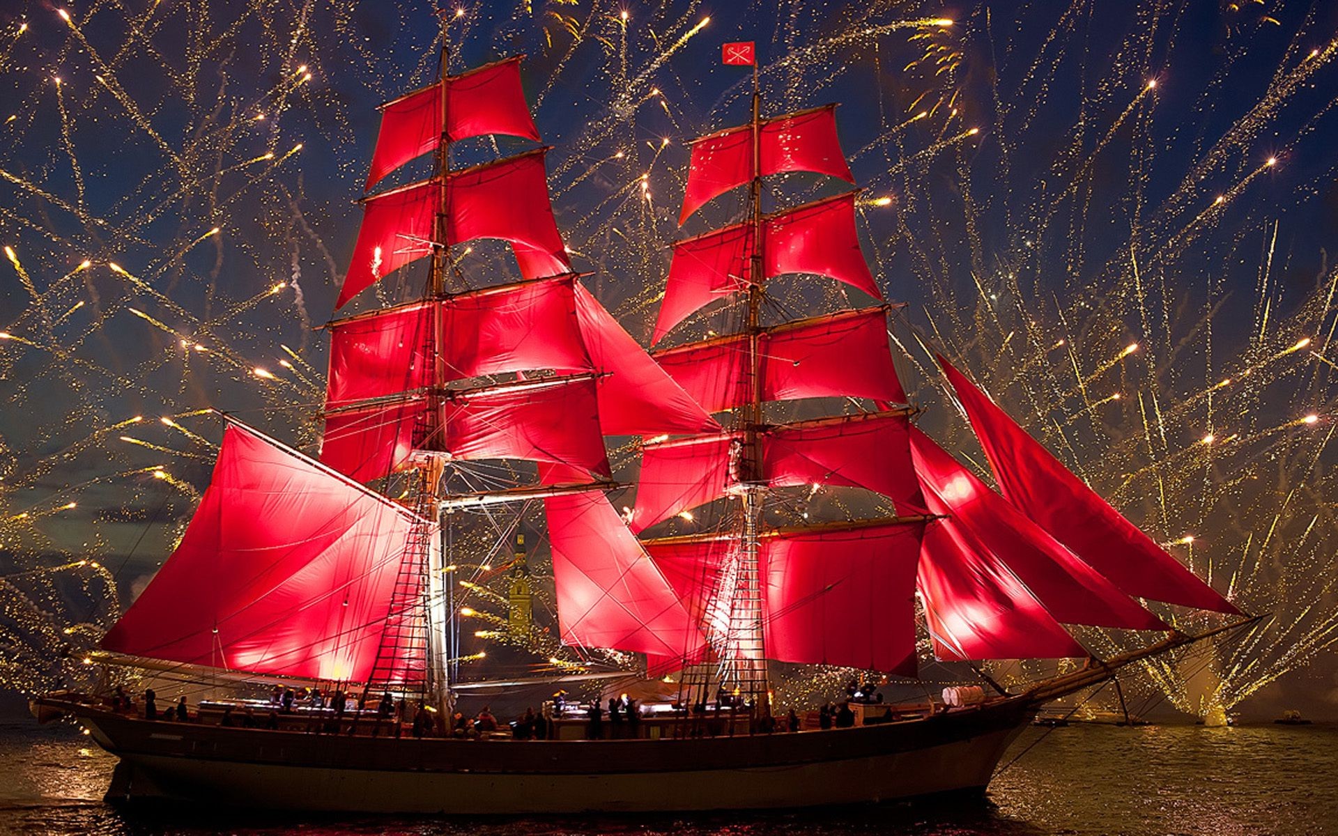 feiertage flagge weihnachten licht winter wasser