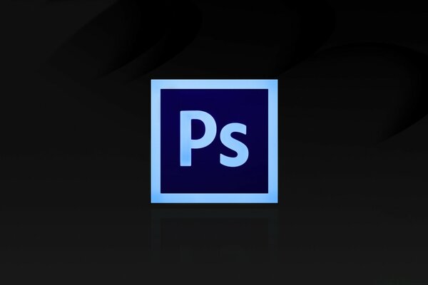 Fond d écran Photoshop sombre sur le bureau