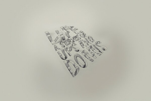 Creativo desktop Lettering, lettere