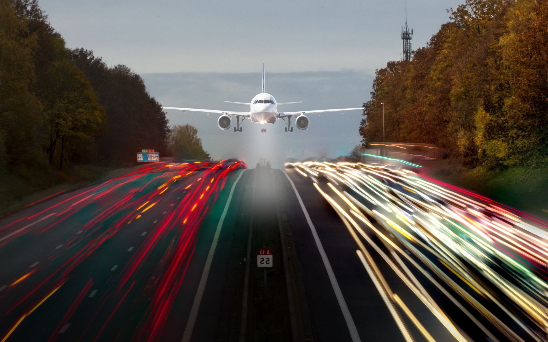 landscapes transportation system road traffic highway car fast blur hurry vehicle motion street travel drive action city expressway