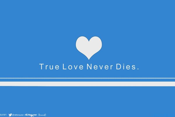 Design True love never dies
