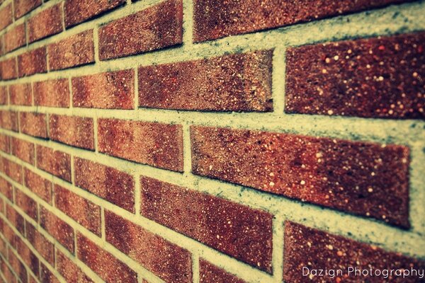 Red brick wall