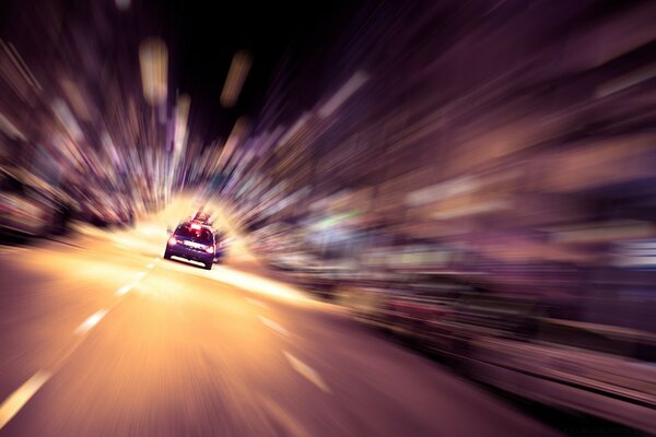 The speed of long exposure