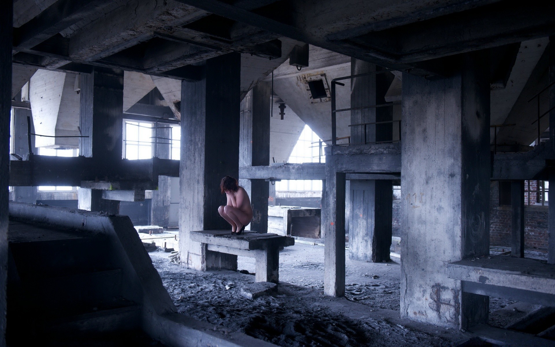 estilo urbano abandonado quarto luz dentro de casa desastre moedor decadência arquitetura casa casa indústria