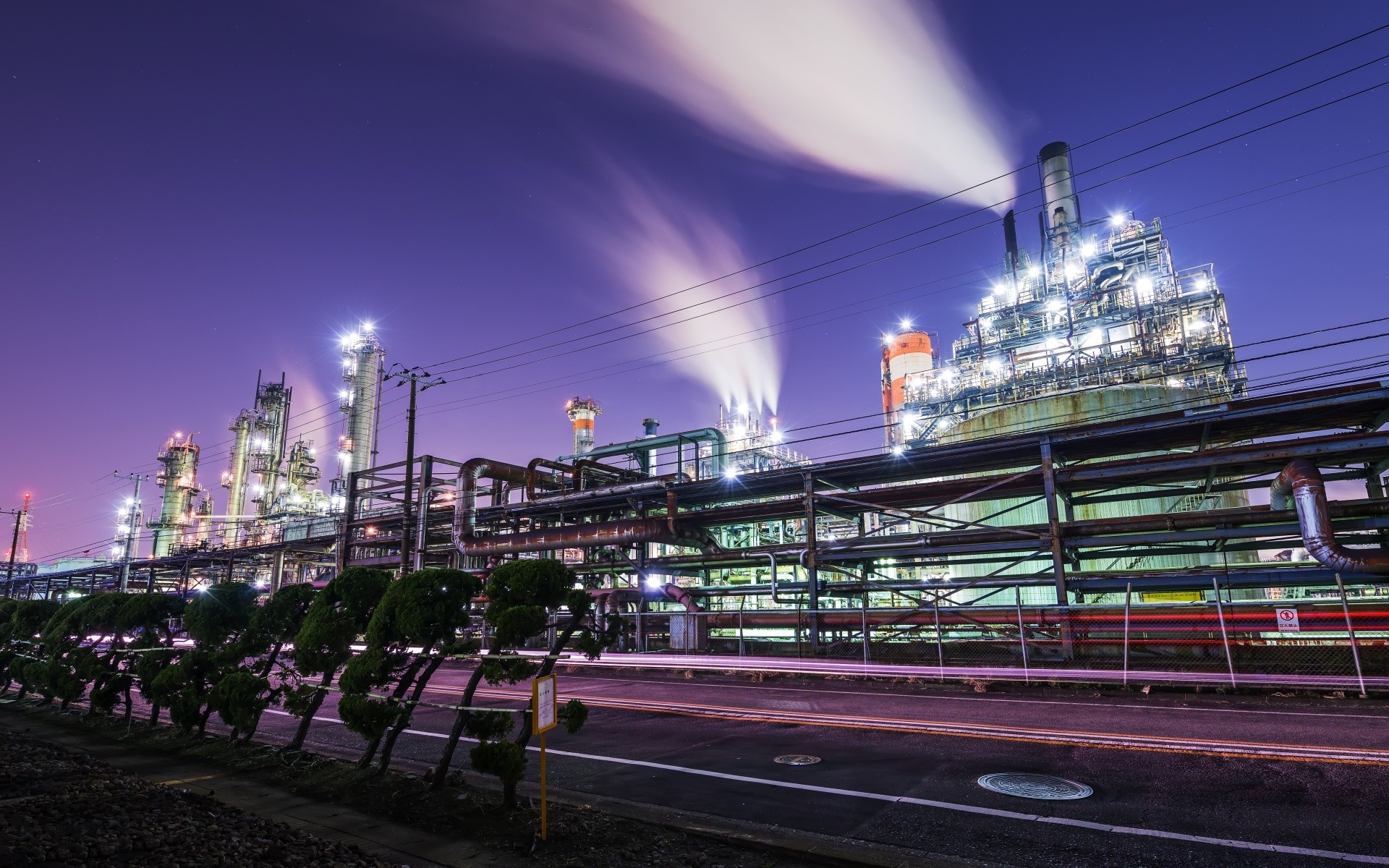 estilo urbano contaminación industria sistema de transporte energía ciudad cielo combustible gas natural negocio puente torre oscuridad tecnología petróleo hogar camino estación amoladora noche