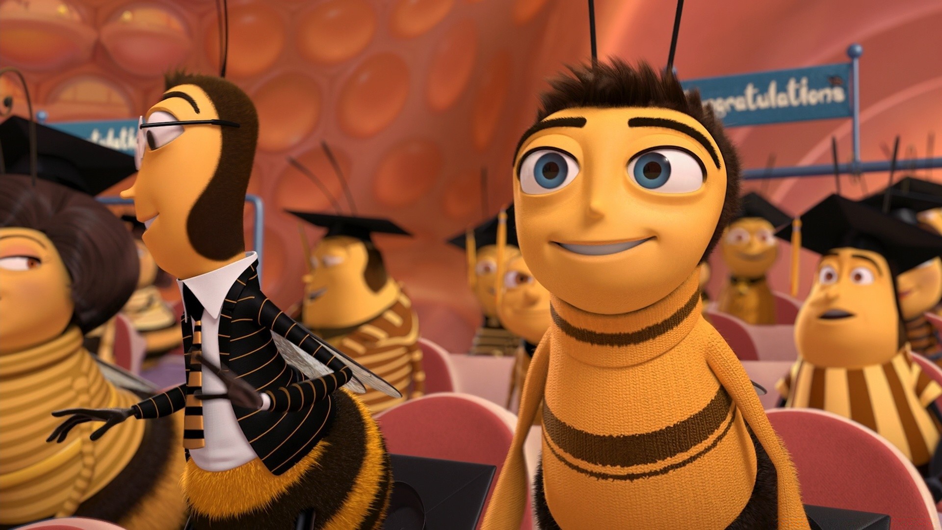 bee movie película hombre desgaste