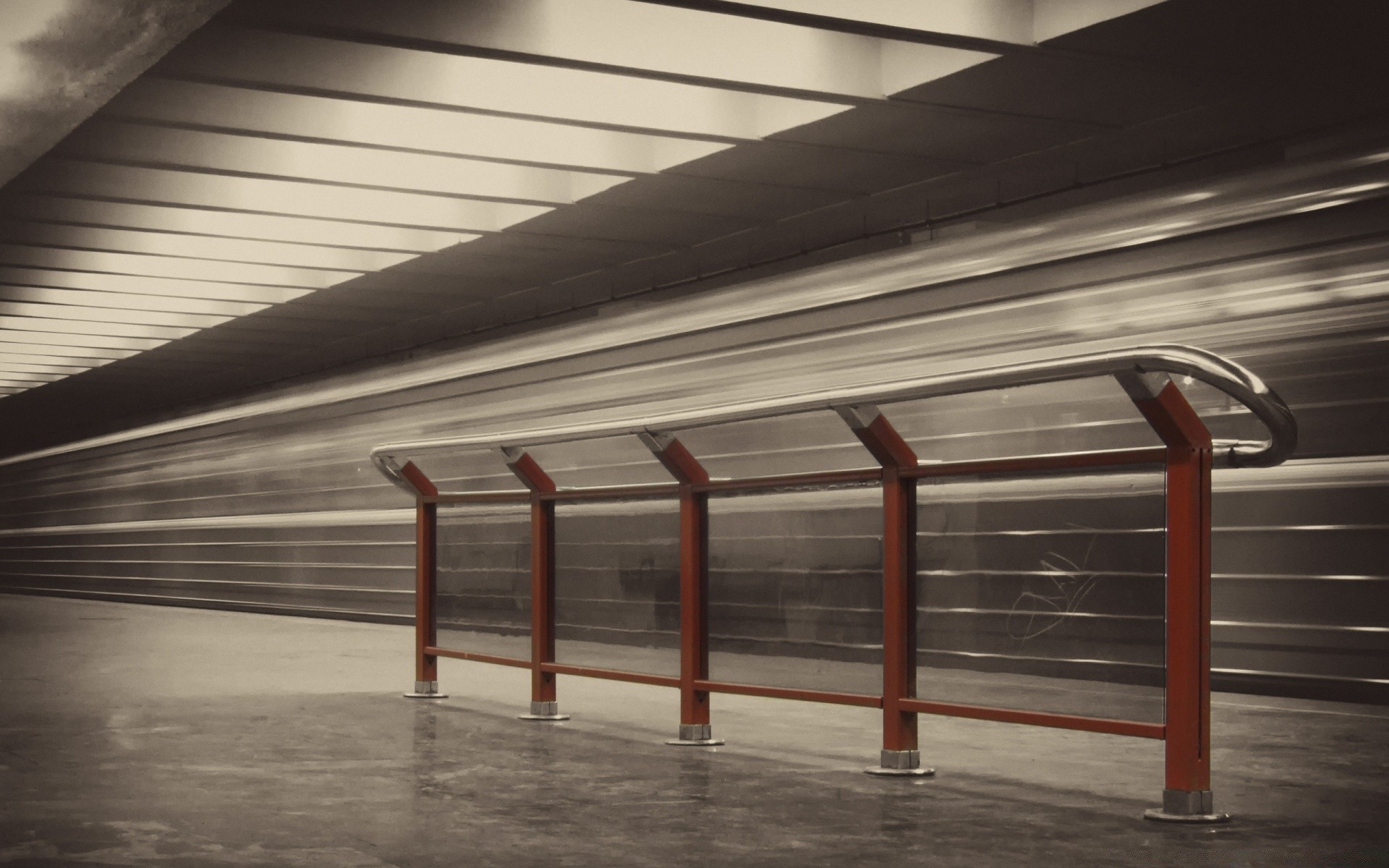 urban tube architecture indoors light empty step street city airport building tunnel reflection transportation system steel modern inside