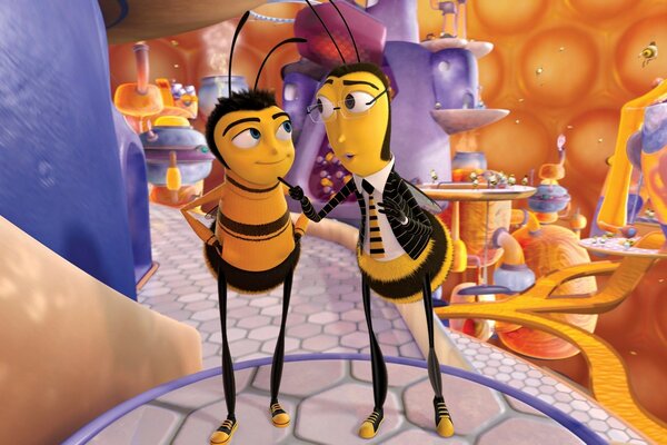 Мультфильм bee movie разговор две пчелы