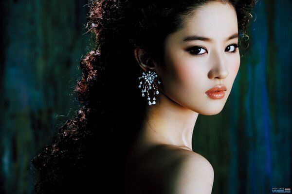 Азиатская девушка лю yifei