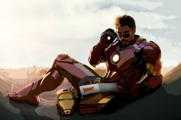 Iron Man is going to eat donuts