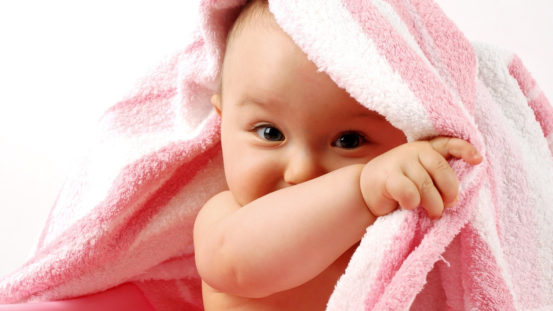 babies baby child cute little skin towel clean newborn bath innocence face beautiful