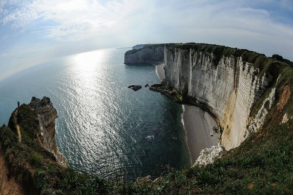 Der Kurort von Etreta. Normandie. Frankreich. Autor: Michael