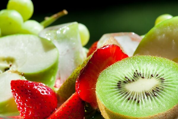 Fruits et baies d été lumineux