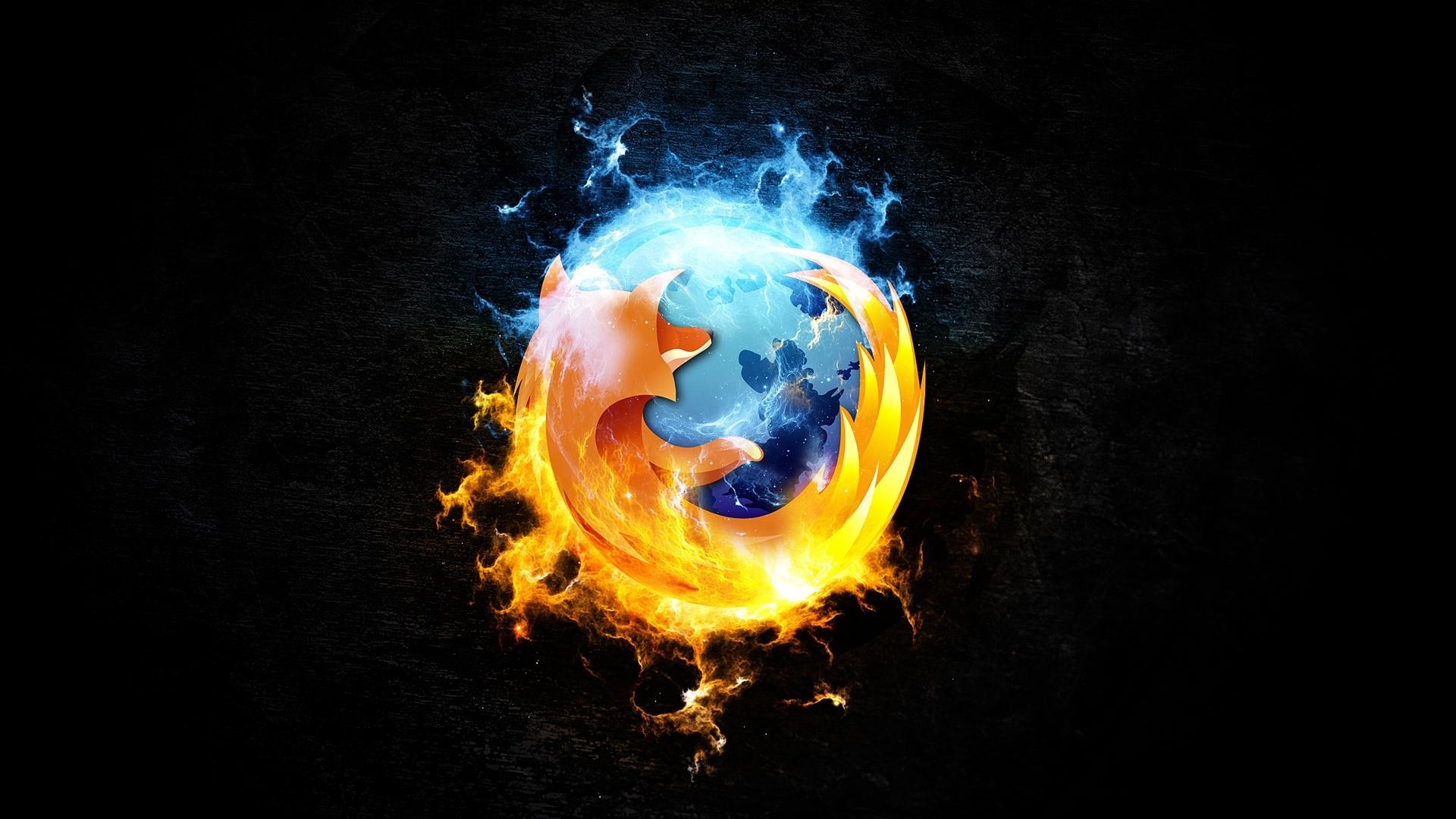 firefox llama resumen humo en forma de bola caliente luminiscencia astronomía escritorio