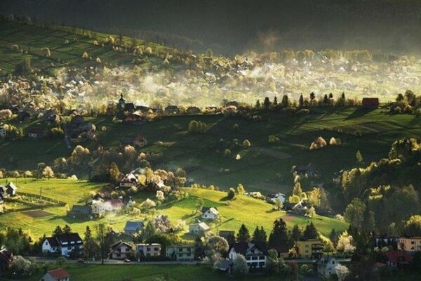 Paesaggio di architettura agricola