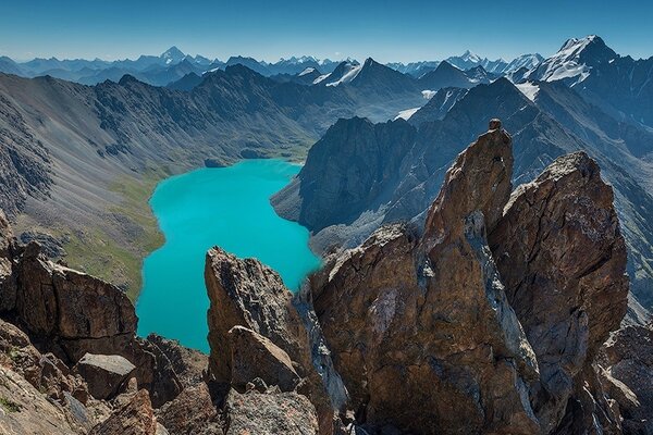 Mountains landscape Nature spring