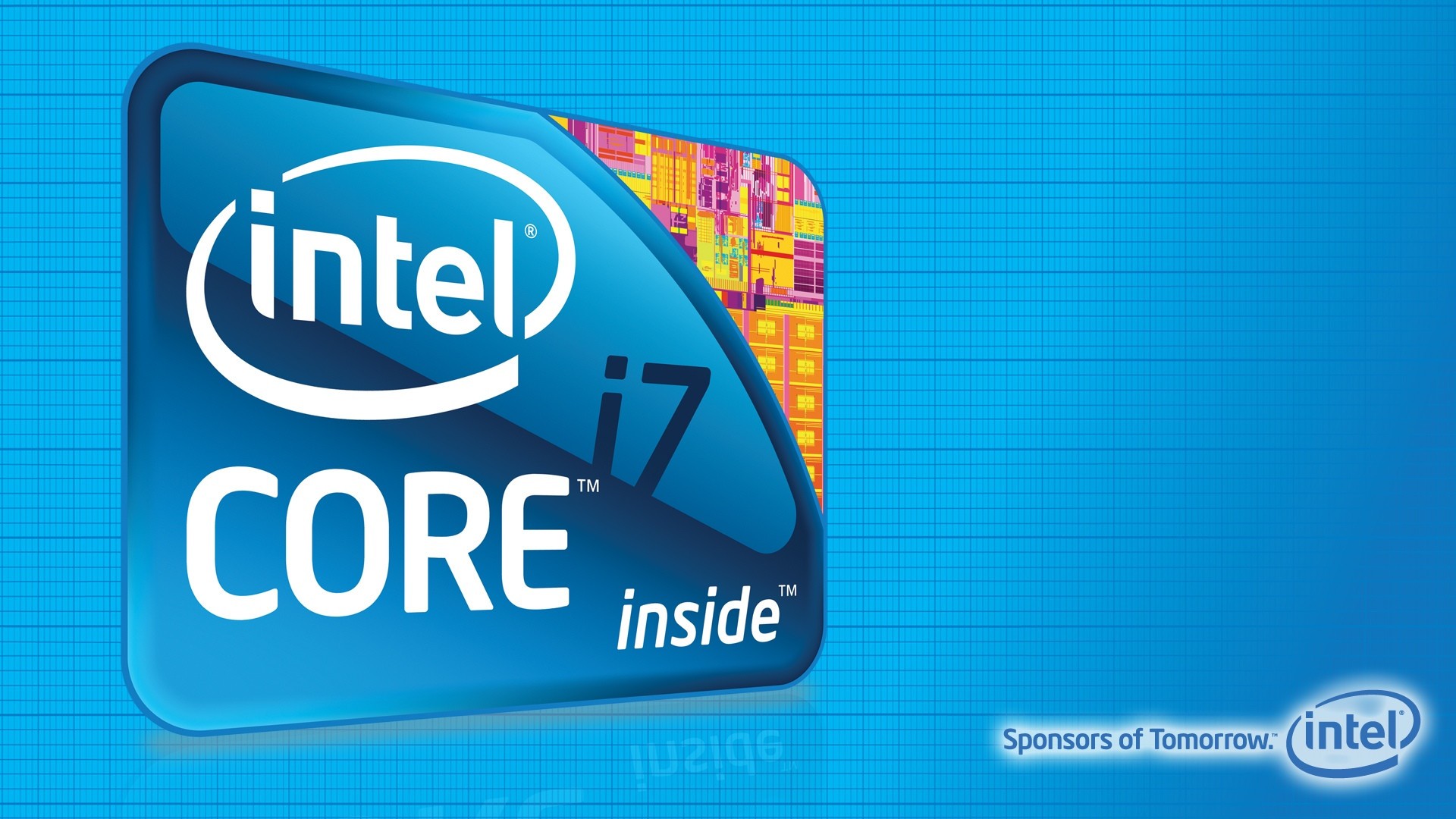 intel illustrazione affari internet tecnologia testo simbolo