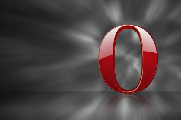 Das Opera-Logo in Rot