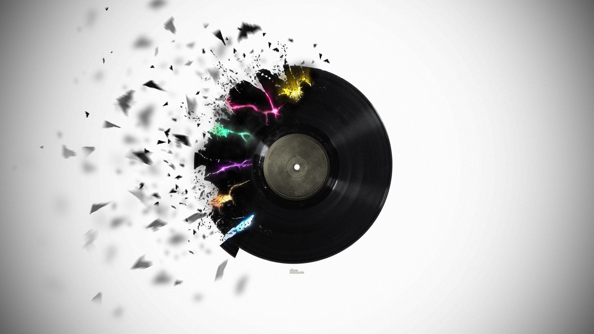 musica suono astratto sfocatura desktop rotondo record fonografo arte pop partito movimento vintage goccia splash colore discoteca still life