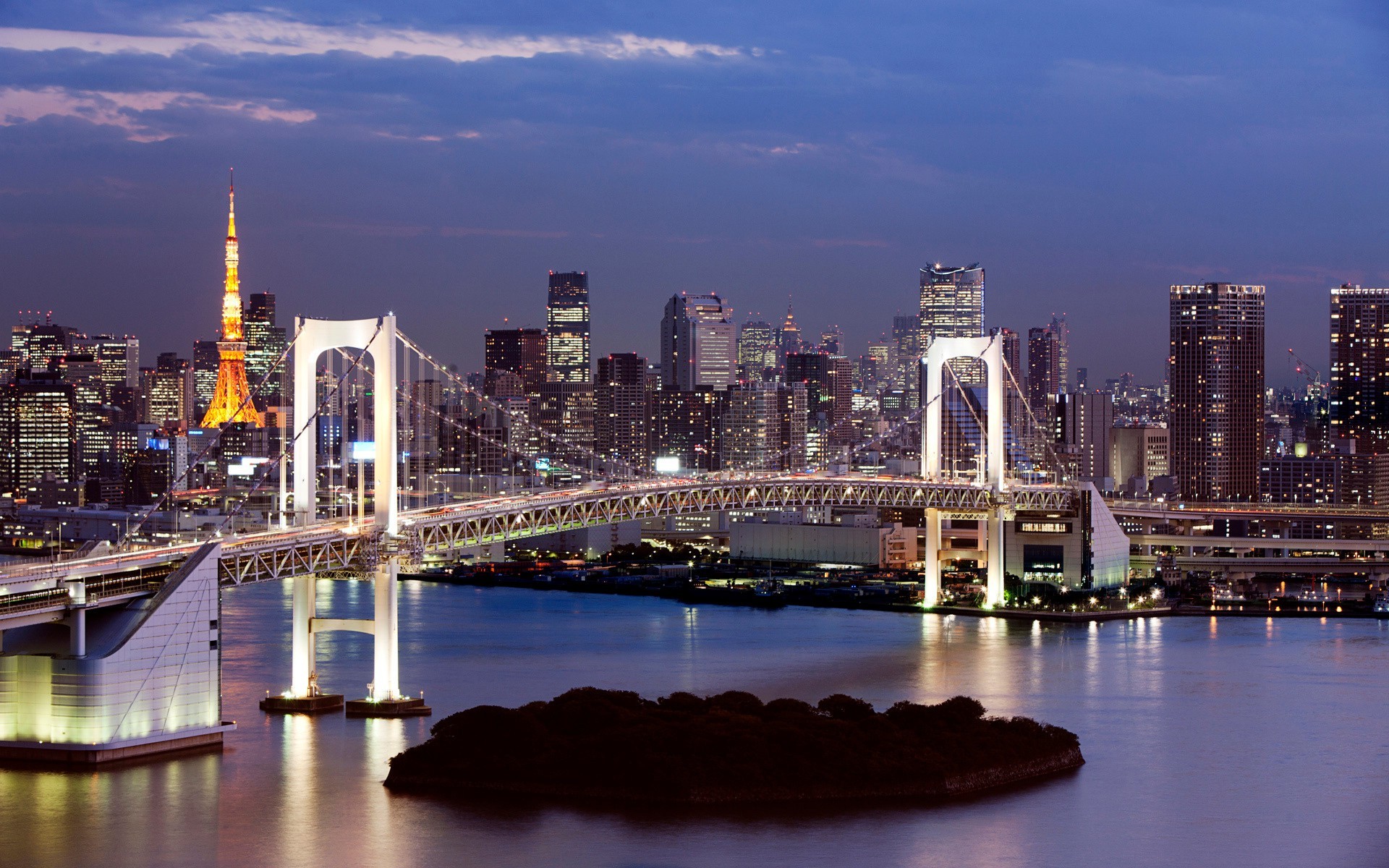 pontes cidade arquitetura água viagens rio skyline cidade ponte crepúsculo pôr do sol céu casa centro da cidade arranha-céu urbano reflexão beira-mar escritório o negócio