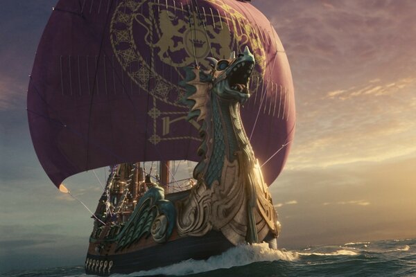 Dragon Ship sea journey