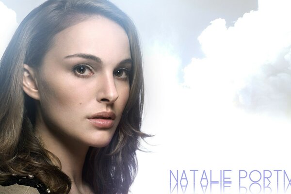 Porträt der jungen Schauspielerin Natalie portman