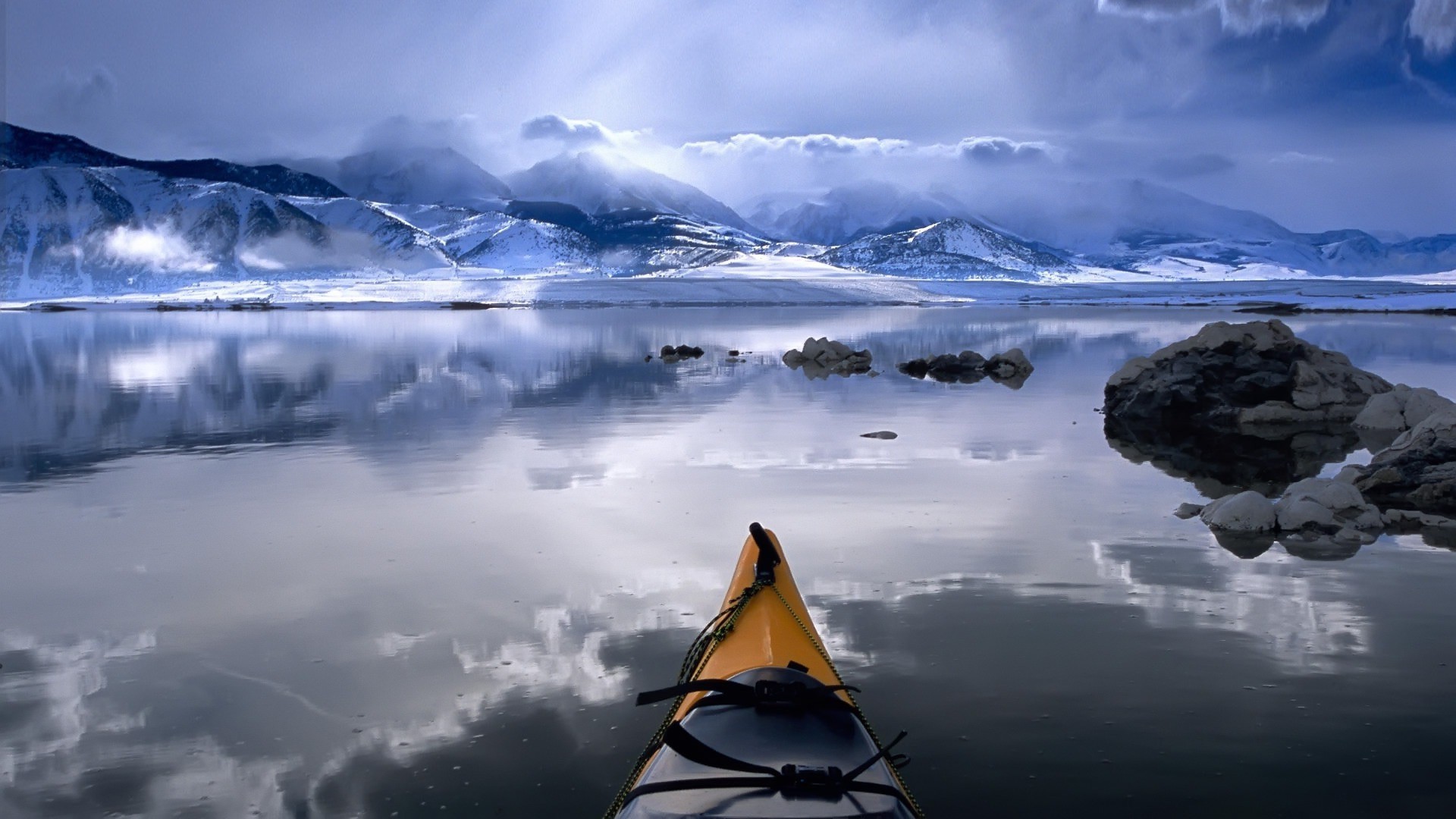 lake snow winter ice water sky travel mountain nature cold sunset landscape dawn outdoors frosty