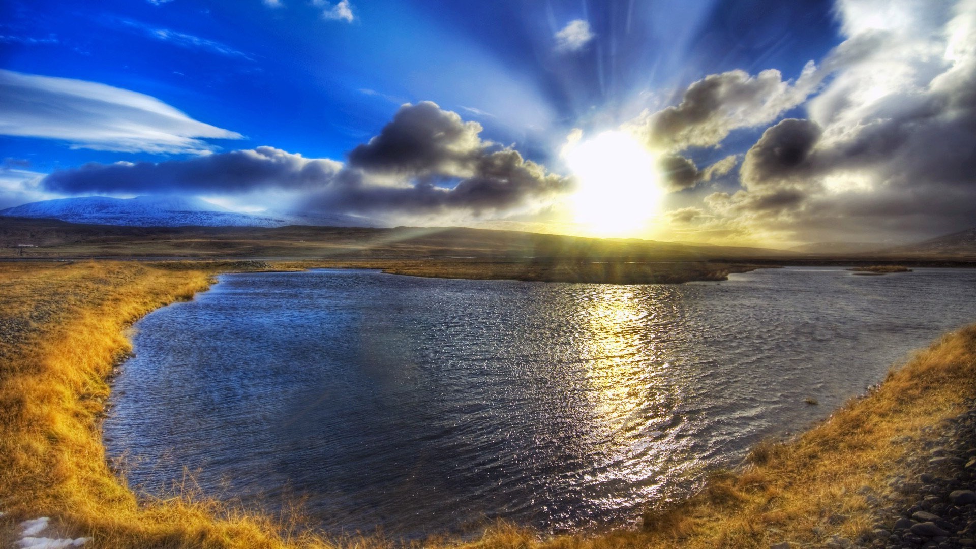 lake water landscape sunset reflection sky nature dawn evening outdoors river dusk travel scenic