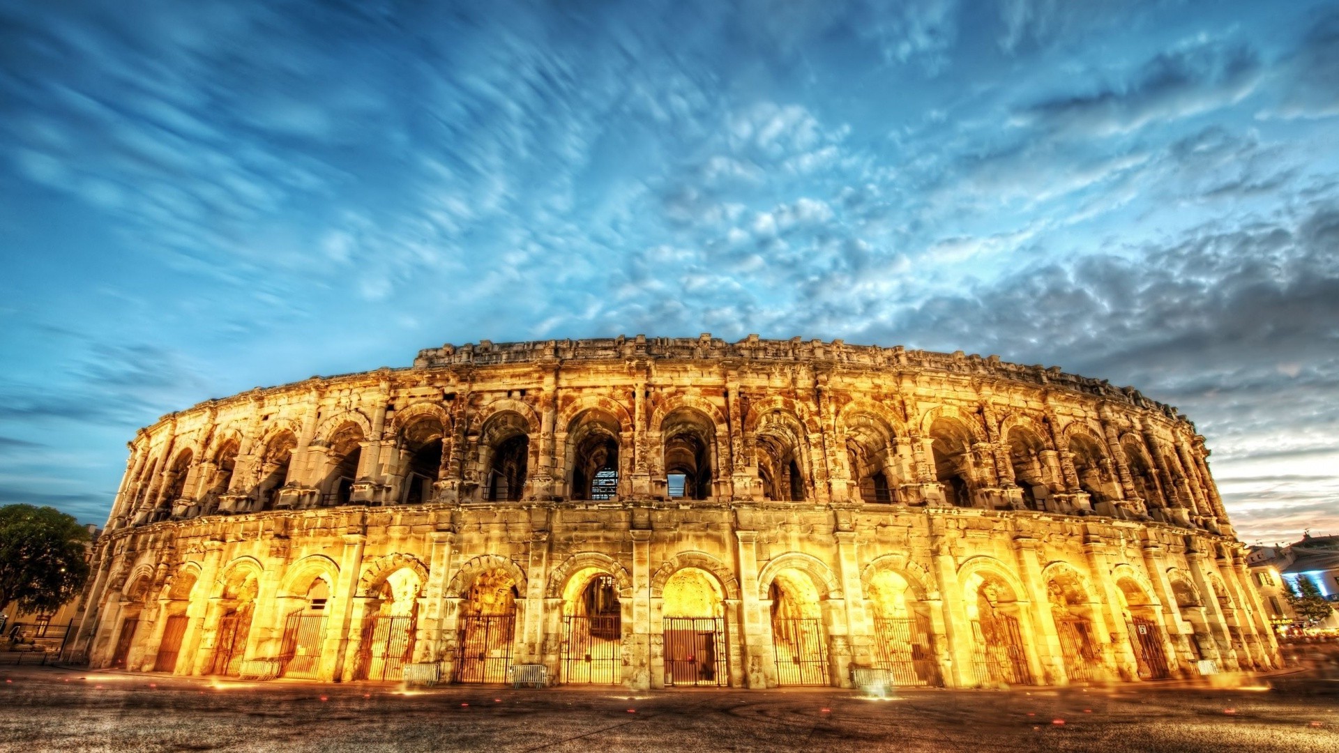 famous places travel sky architecture ancient tourism evening old outdoors dusk building landmark stone arch monument sunset culture