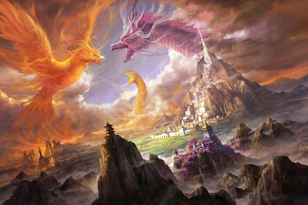 Dragons célestes. Voyage dans un monde magique