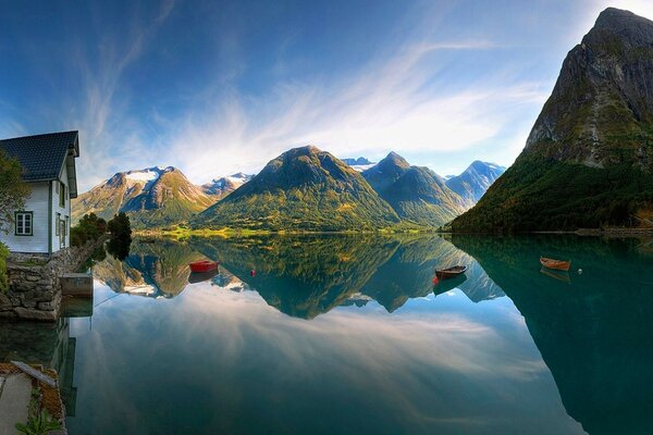 Uma viagem para um canto tranquilo, paisagem